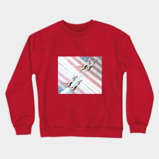 Patriotic United States Air Force (USAF) Thunderbirds Jets Crewneck Sweatshirt